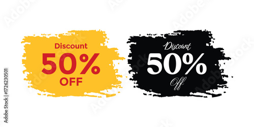 Vector collection of discount stickers and sale badge templates with percentage symbols and tags for promotions, marketing, e-commerce, and retail campaigns