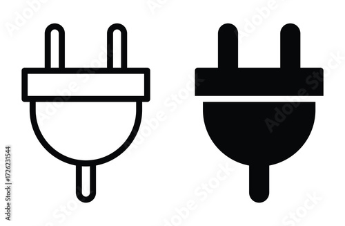 Two Varieties of Electrical Plug Outline Design for Modern Use
