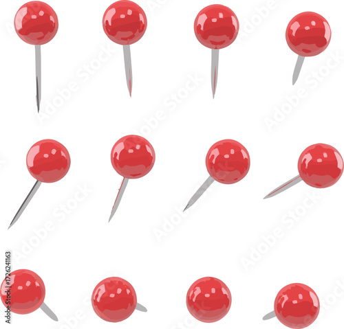 set of pins