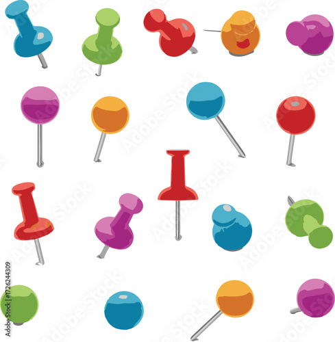 set of push pins