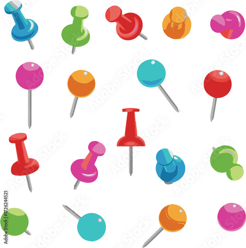 set of push pins