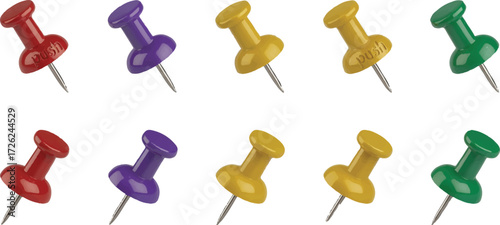 push pin and pins