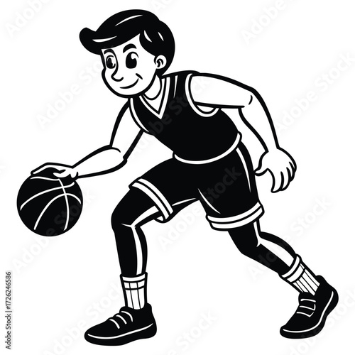 cartoon-player-dribbling-basketball-illustration-o.eps