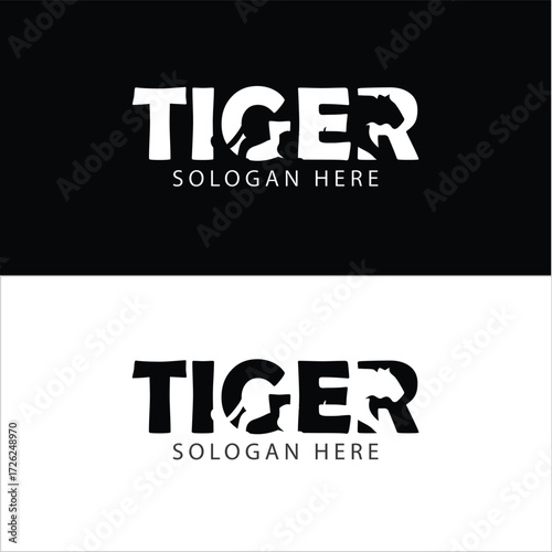 Tiger Logo Vector Art Design Template