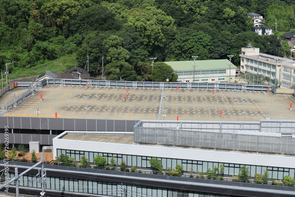 Obraz premium Parking lot.