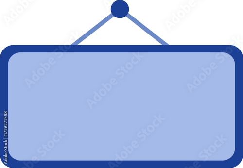 Blank Hanging Sign