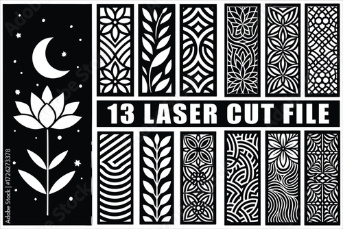 Laser cut files for CNC router cutting designs
