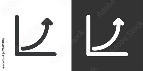 Statistics Icon. Solid glyph series icon