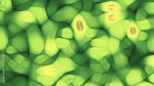 Animated abstract halloween background green yellow pattern perfect for backgrounds, textiles, or digital designs, featuring highlighted sections enhancing the overall composition.