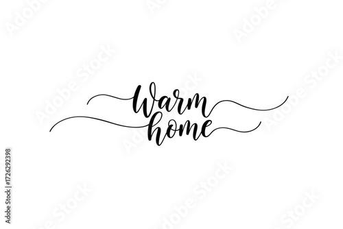 Cozy home inspiration interior space graphic design warm atmosphere artistic viewpoint comfort concept. Vector illustration