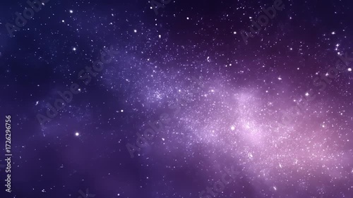 Enchanting cosmic expanse showcasing brilliant starlight within a swirling galactic tapestry