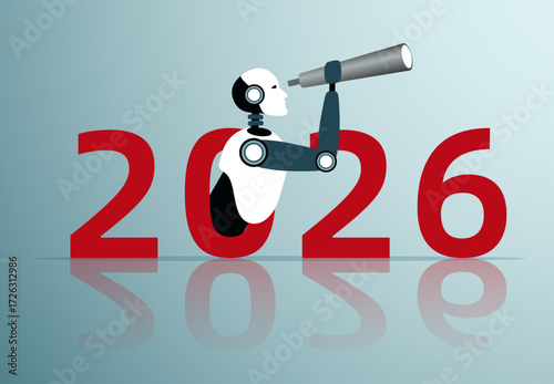 2026 as a pivotal year for the rise of AI technology. This suggests a focused vision on the advancements and opportunities that AI will bring.