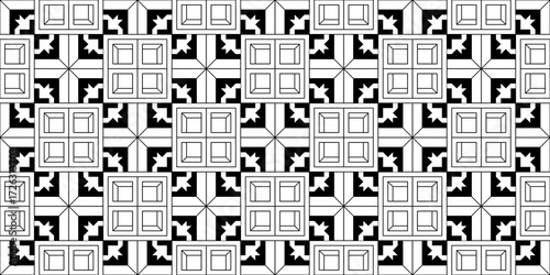 Seamless Transparent Art Deco Geometric Pattern for Background Layout Template
