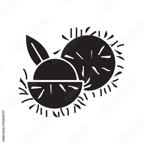 Rambutan Fruit Icon