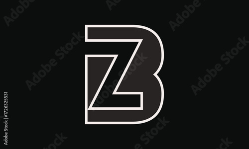 Free Download letter ZB modern Monogram logo design - GFXLoad