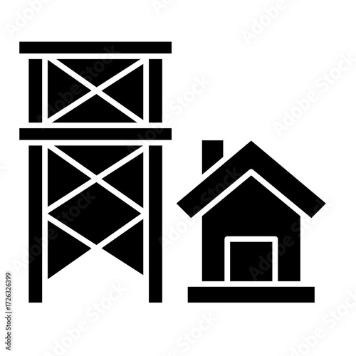 Scaffolding  Icon Set Multiple Style Collection