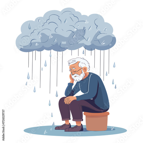 Dementia, alzheimer disease concept