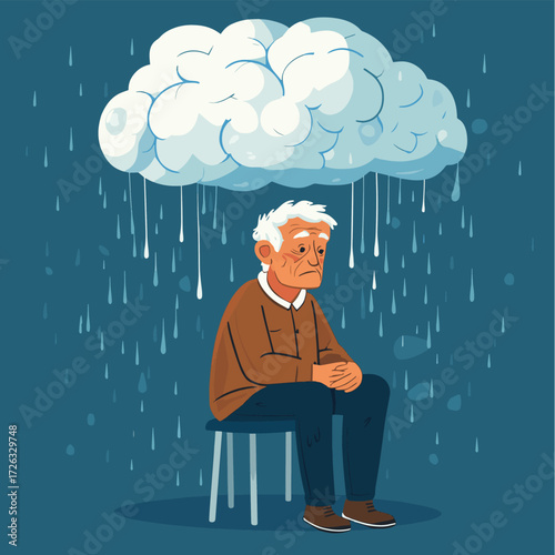 Dementia, alzheimer disease concept