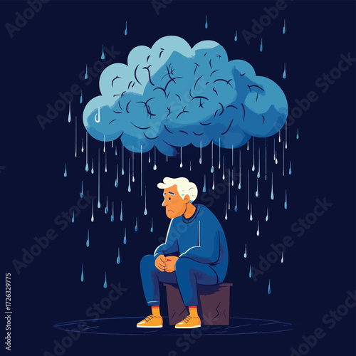 Dementia, alzheimer disease concept