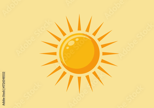 Golden Sunburst Radiating Warmth and Light