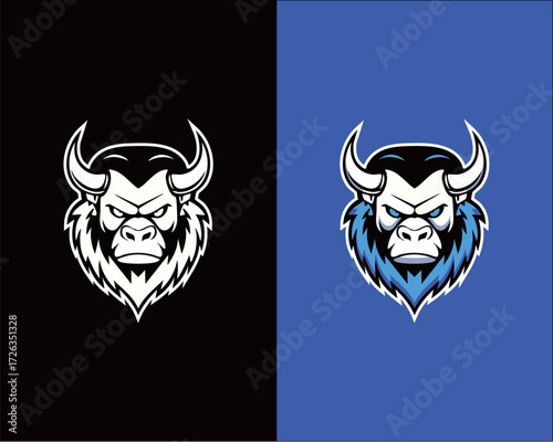 Yeti head esports mascot logo