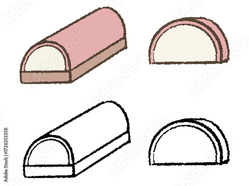 手描きのかまぼこ