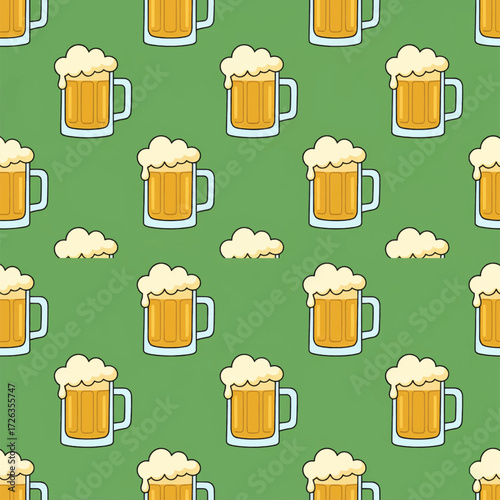 Beer Mug Pattern