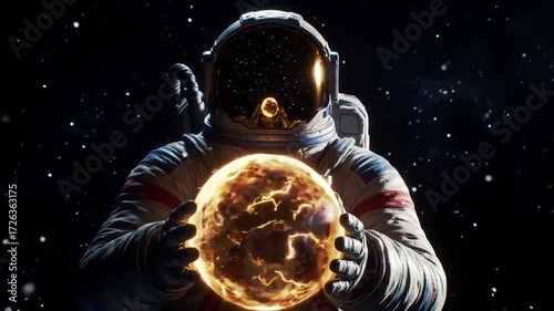 man in the space