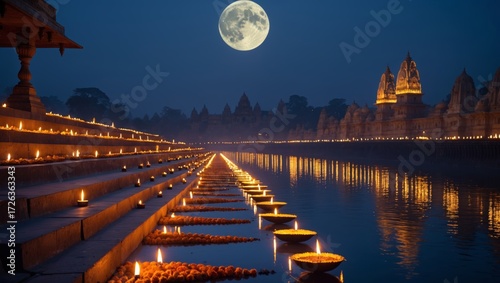 Dev Deepawali Lamps Along the Ghats