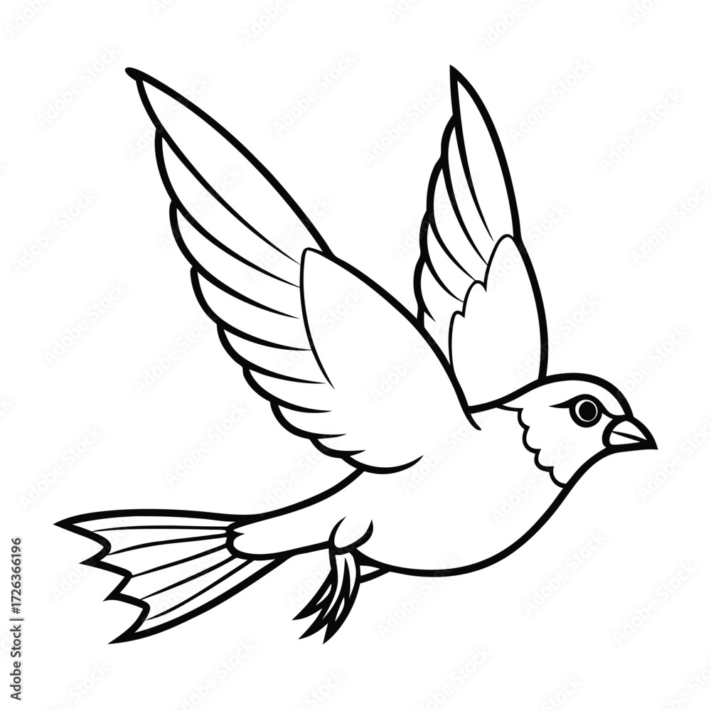 Fototapeta premium sparrow bird Artwork