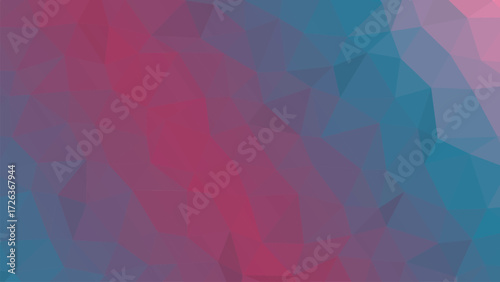 Pink and blue polygonal gradient background abstract geometric