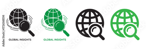 Global Society and People Networking Vector