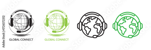 World Unity and Online Communication Concept