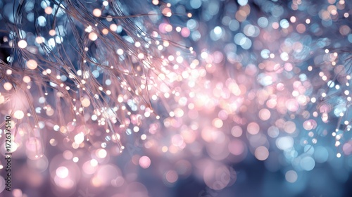 Abstract bokeh lights background