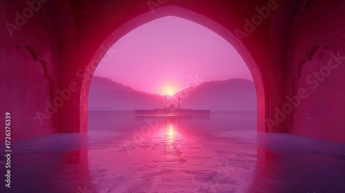 Famous Indian monument and Landmark for Happy Independence Day of Indi 