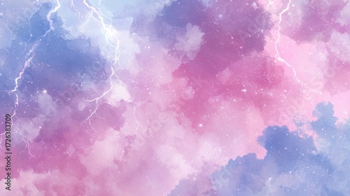 Abstract watercolor sky background