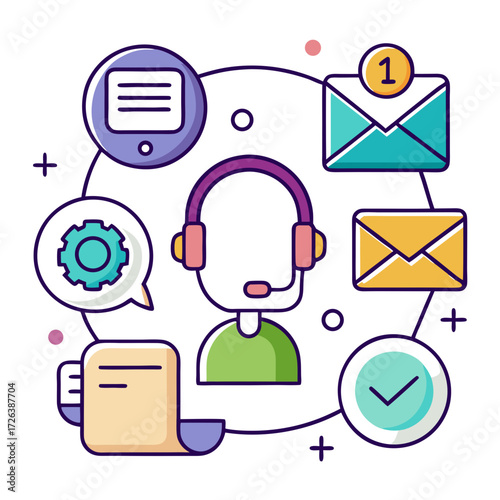 Dynamic customer support agent connects with clients via modern communication channels, offering efficient solutions and seamless service experiences.