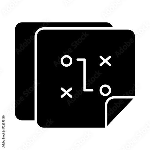 planning glyph icon