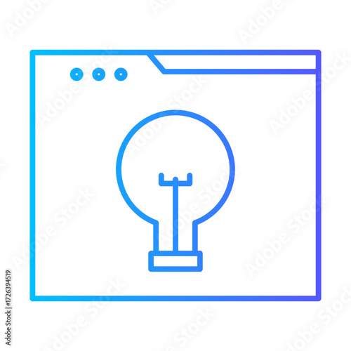creative gradient icon