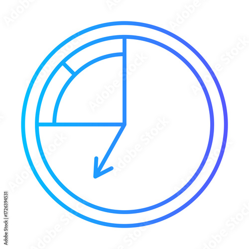 deadline gradient icon