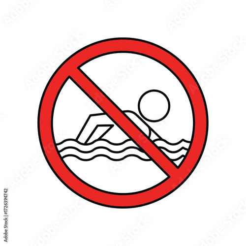 Do Not Dispose of Trash icon indicating prohibited waste disposal and environmental protection