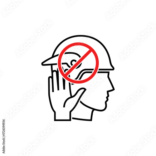 Do Not Dispose of Trash icon indicating prohibited waste disposal and environmental protection