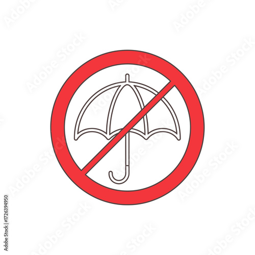 Do Not Dispose of Trash icon indicating prohibited waste disposal and environmental protection