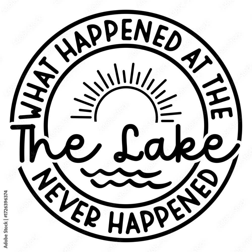 Fototapeta premium What happened at the never happened the lake