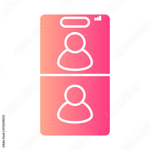 video call gradient icon