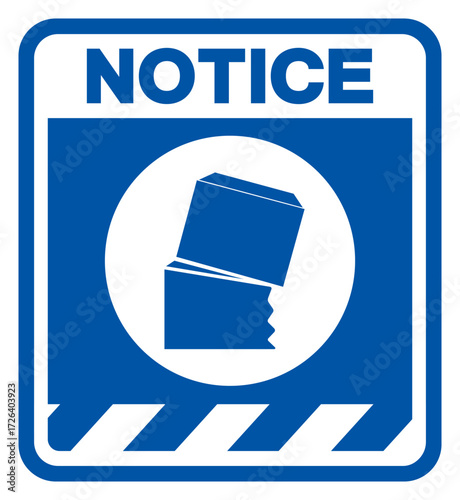 Notice Stack Correctly Symbol Sign, Vector Illustration, Isolate On White Background Label.EPS10