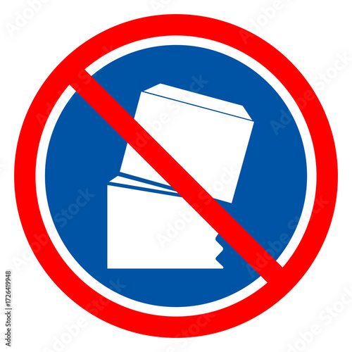 Stack Correctly Symbol Sign, Vector Illustration, Isolate On White Background Label.EPS10