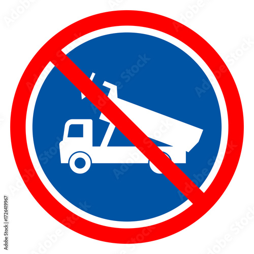 Ensure Body Is Lowered Before Driving Off Symbol Sign, Vector Illustration, Isolated On White Background Label. EPS10