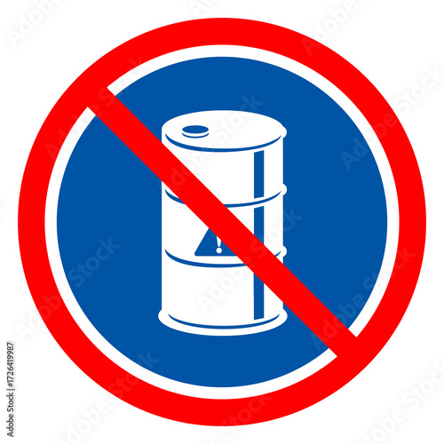 Chemical Storage Area Symbol Sign, Vector Illustration, Isolate On White Background Label.EPS10