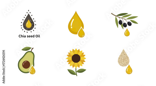 Different plant oils